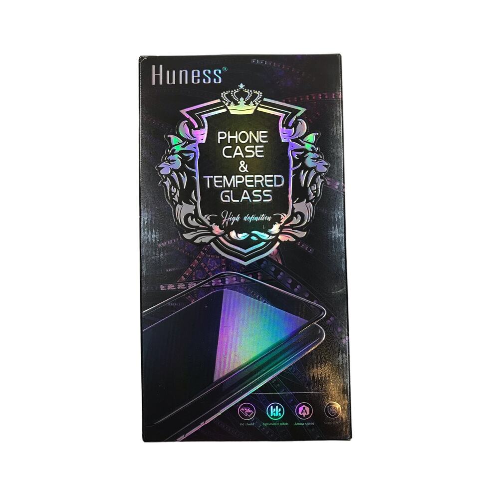 For iPhone 13 & 14 4 in 1 Case And 3 Tempered Glass Protector Open Box